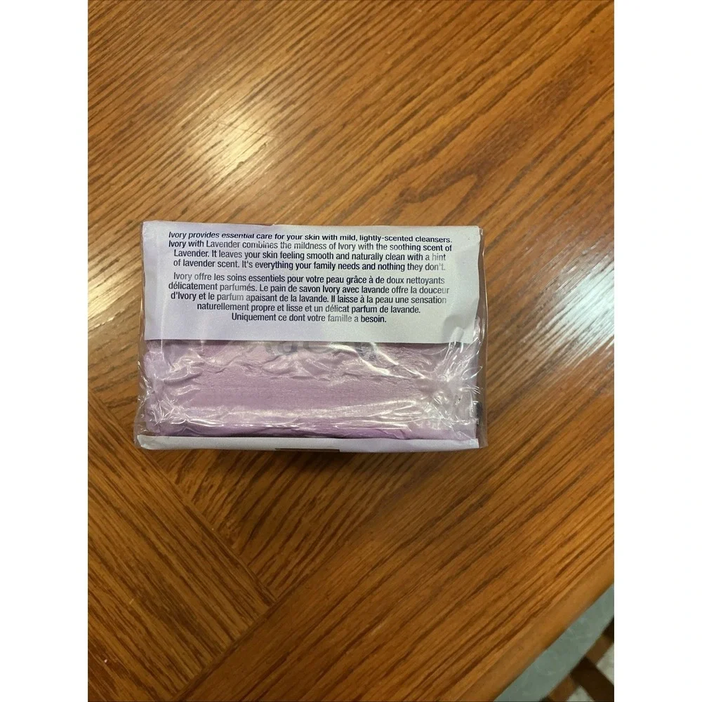 Ivory Lavender Bar Soap for Smooth Skin/ 3.1 oz per bar  sealed 3 pack gentle